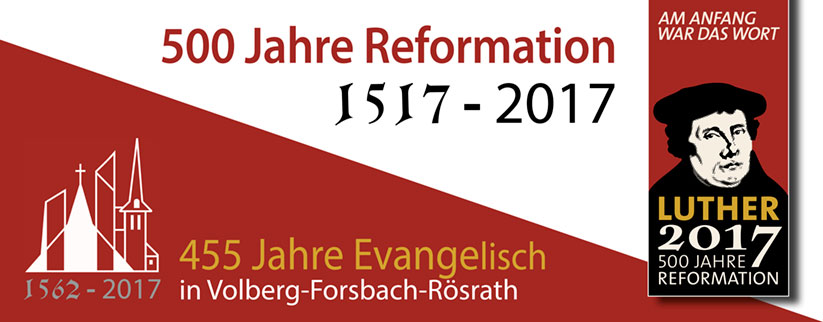 Banner zum Reformationsjubiläum